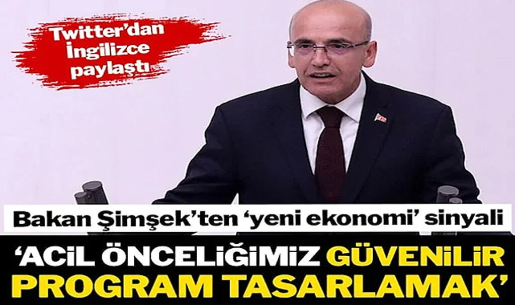 Hazine ve Maliye Bakanı Mehmet Şimşek, ‘Acil Önceliğimiz’ Diyerek Açıkladı