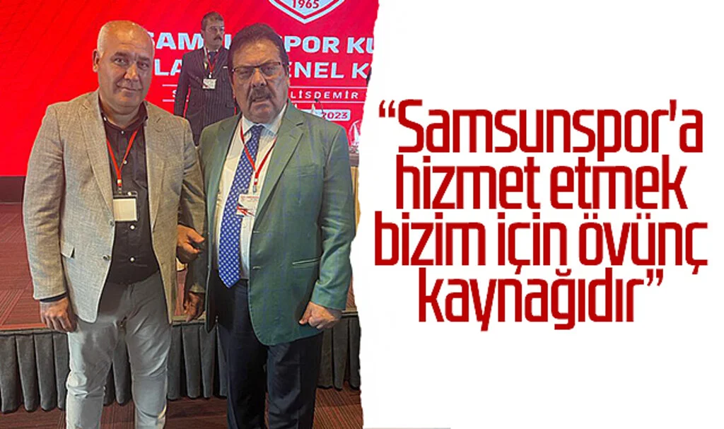 Kaya Aşcı ve Abdurrahman Güngör: "Samsunspor'a hizmet etmek  bizim için övünç kaynağıdır"