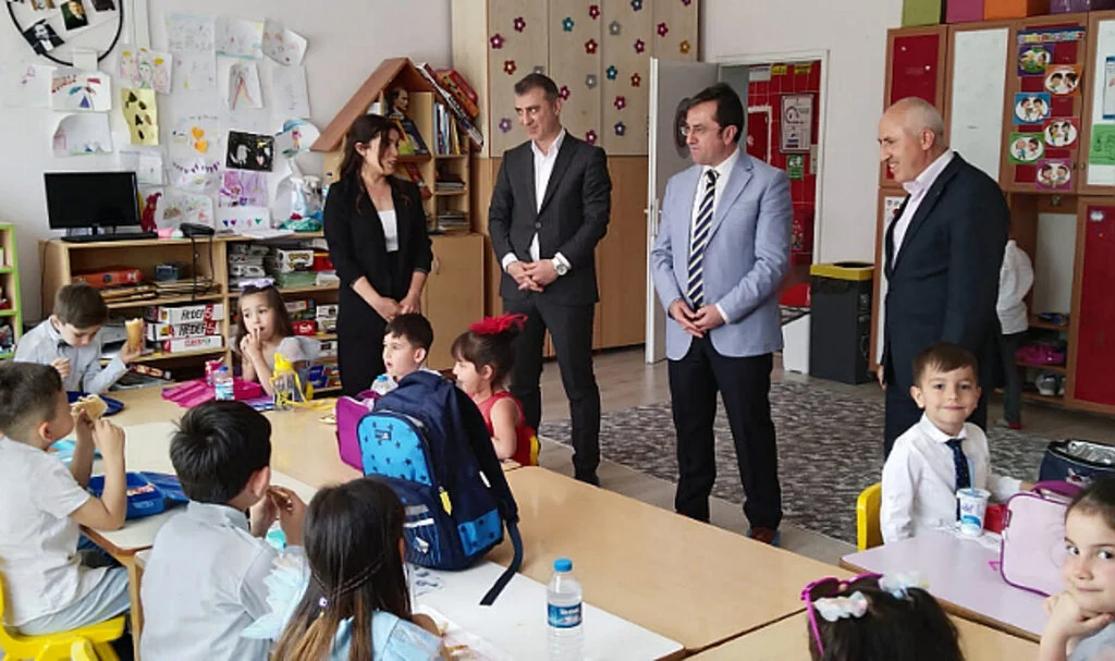 Kaymakam Maytalman'dan Okul İncelemesi 