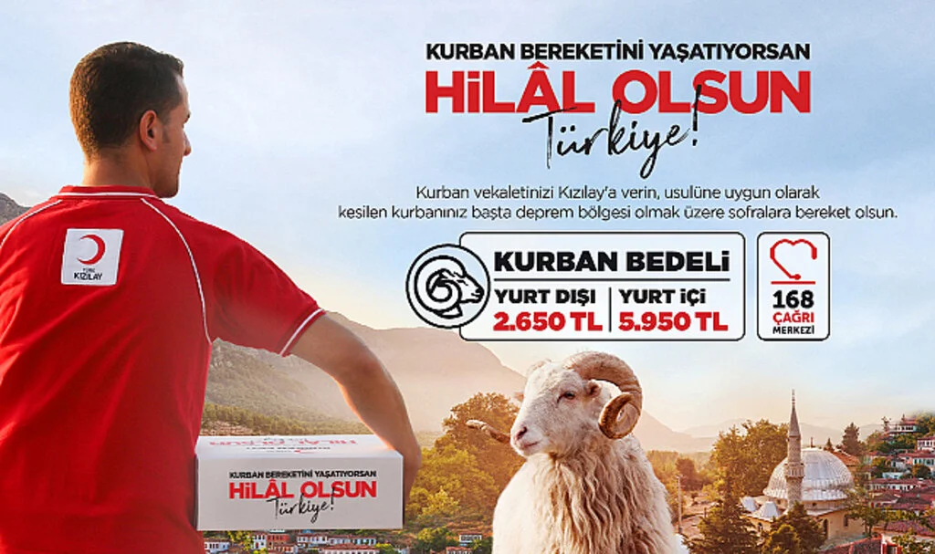 Kızılay Kurban Vekâleti Bedellerini Açıkladı  