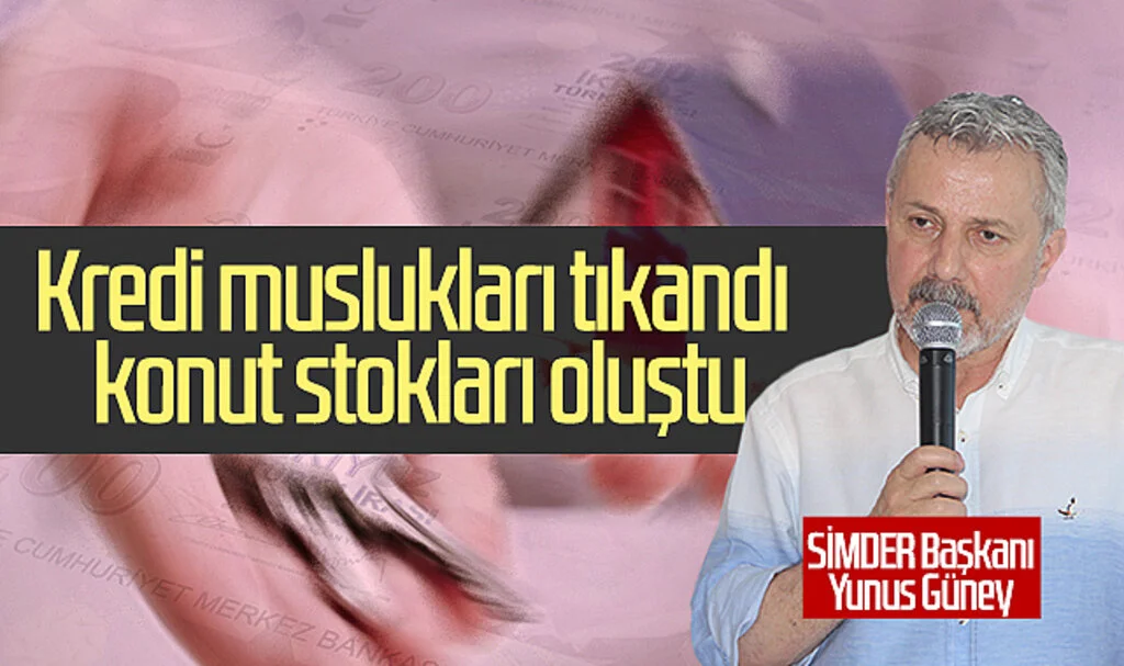 Kredi muslukları tıkandı konut stokları oluştu