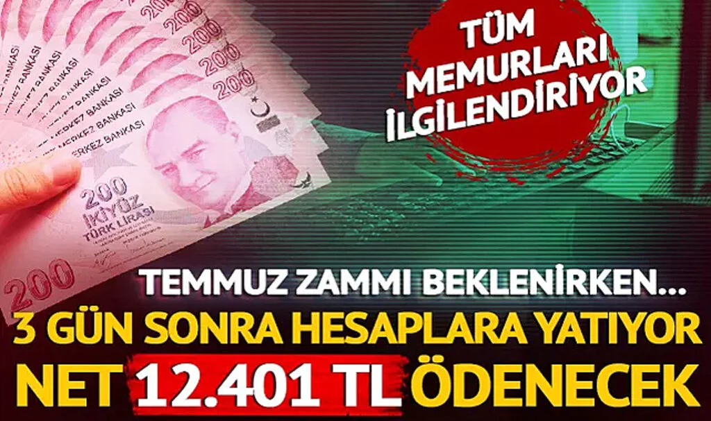 Memurlar dikkat, zamdan önce ilave tediye! 3 gün sonra hesaplara yatıyor: Net 12.401 TL ikramiye ödenecek