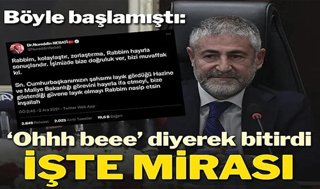 Nureddin Nebati Enkaz Bıraktı
