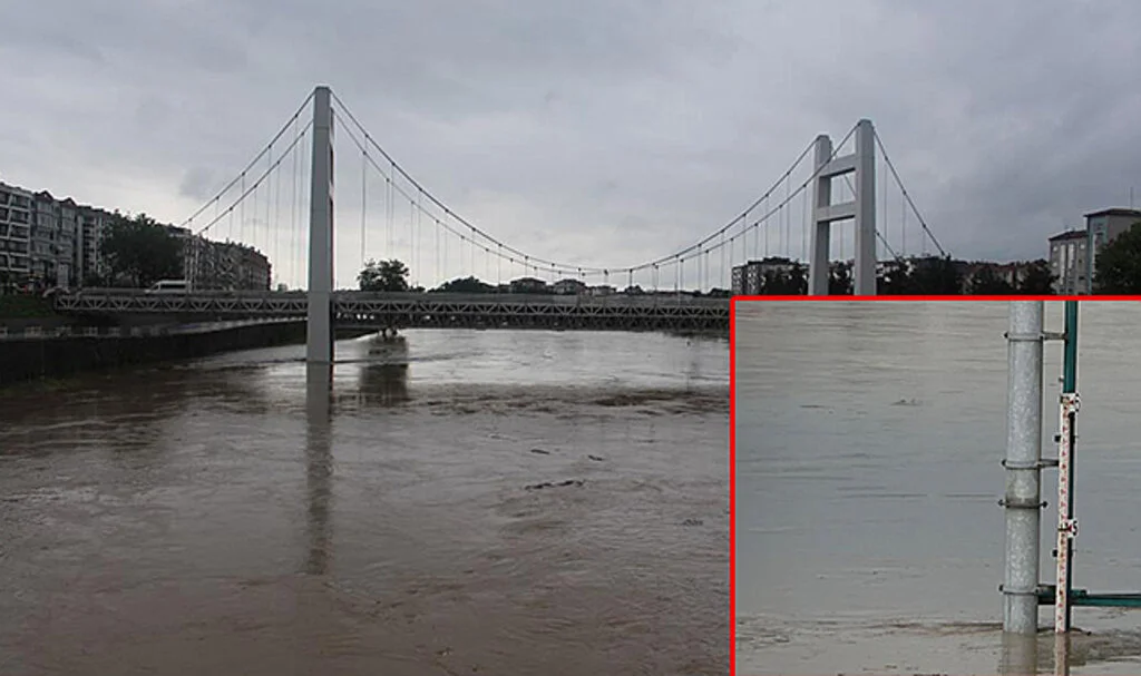 Sağanak, Yeşilırmak Nehri'nin Debisini Yükseltti