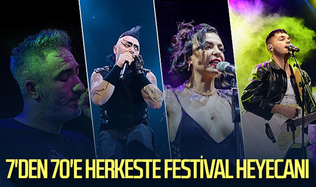 Samsun'da 7'den 70'e herkeste festival heyecanı