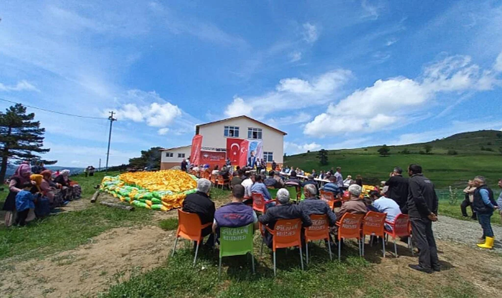 Samsun’da Çiftçilere 28 Ton Katı Organik Gübre Dağıtıldı