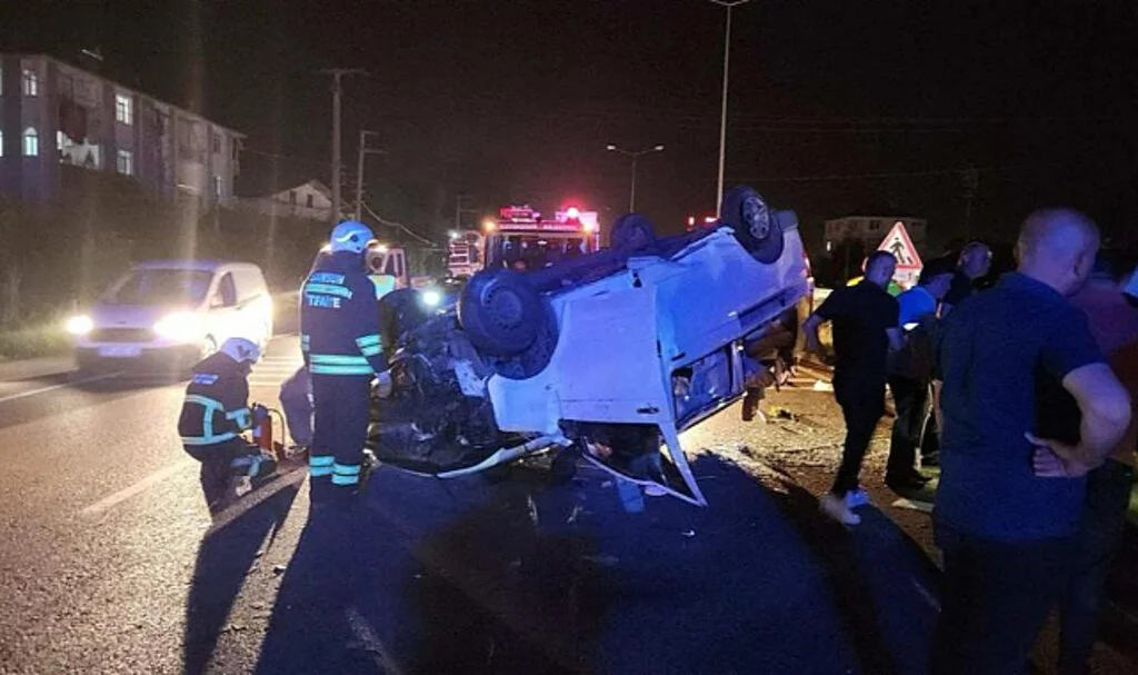 Samsun'da Kazada Yaralanan Sürücü Hayatını Kaybetti