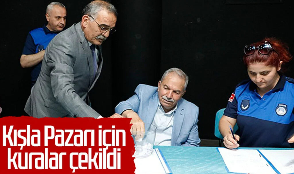 Samsun'da Kışla Pazarı İçin Kuralar Çekildi