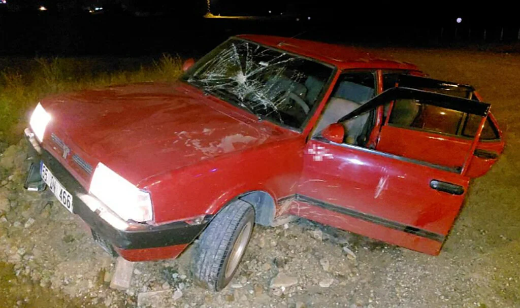 Samsun'da Otomobil Yayaya Çarptı: 1 Yaralı