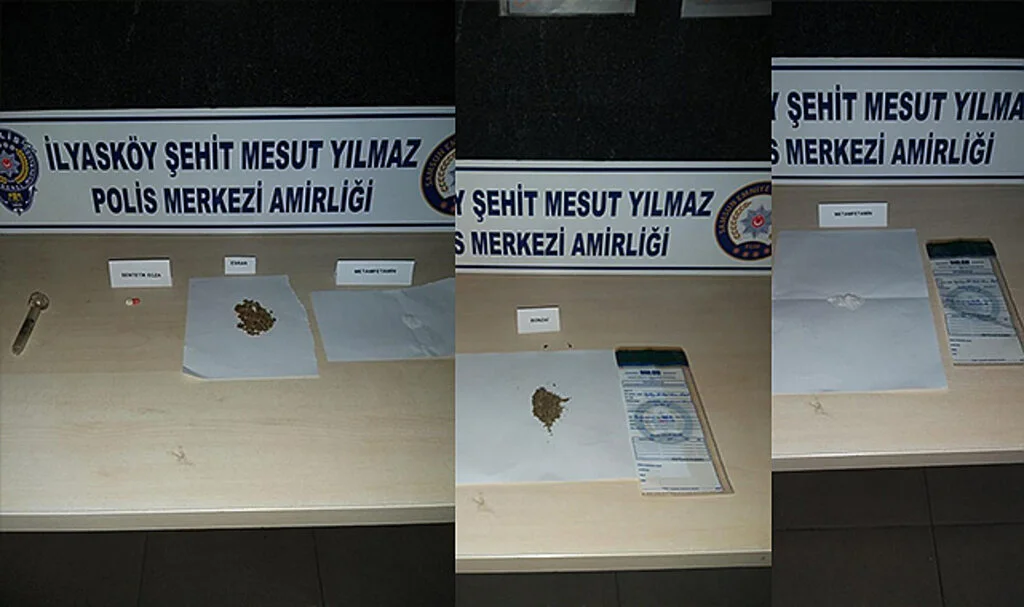 Samsun'da Polis Merkezi Ekipleri 3 Ayrı Kişiyi Uyuşturucuyla Yakaladı
