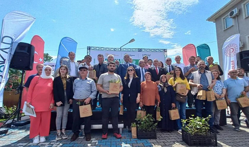 Samsun'da Üreticilere ‘Aronia’ Fidanı Dağıtıldı