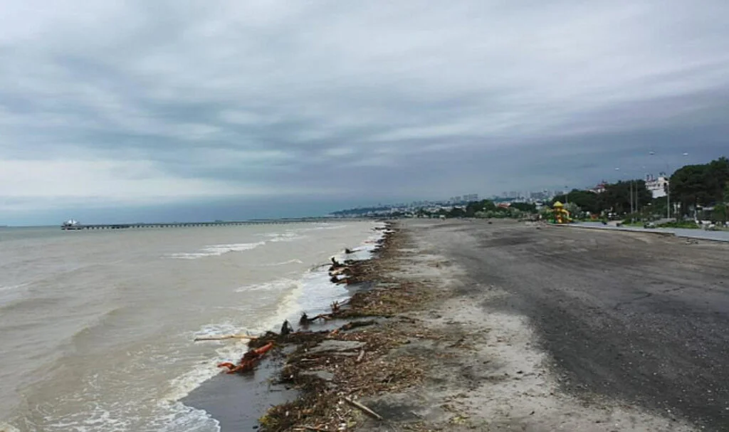 Samsun Plajları Ağaç Parçaları ve Çöplerle Doldu