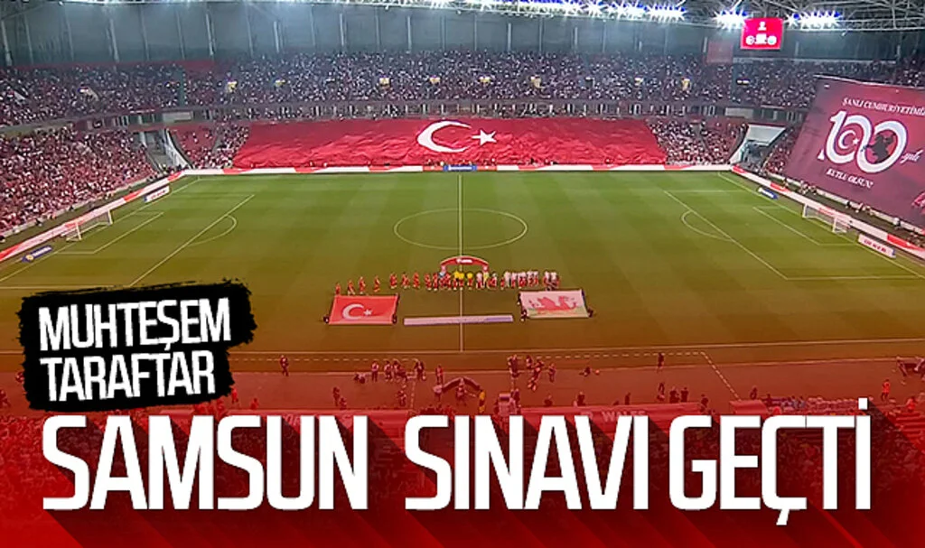 Samsun sınavı geçti! Muhteşem taraftar...
