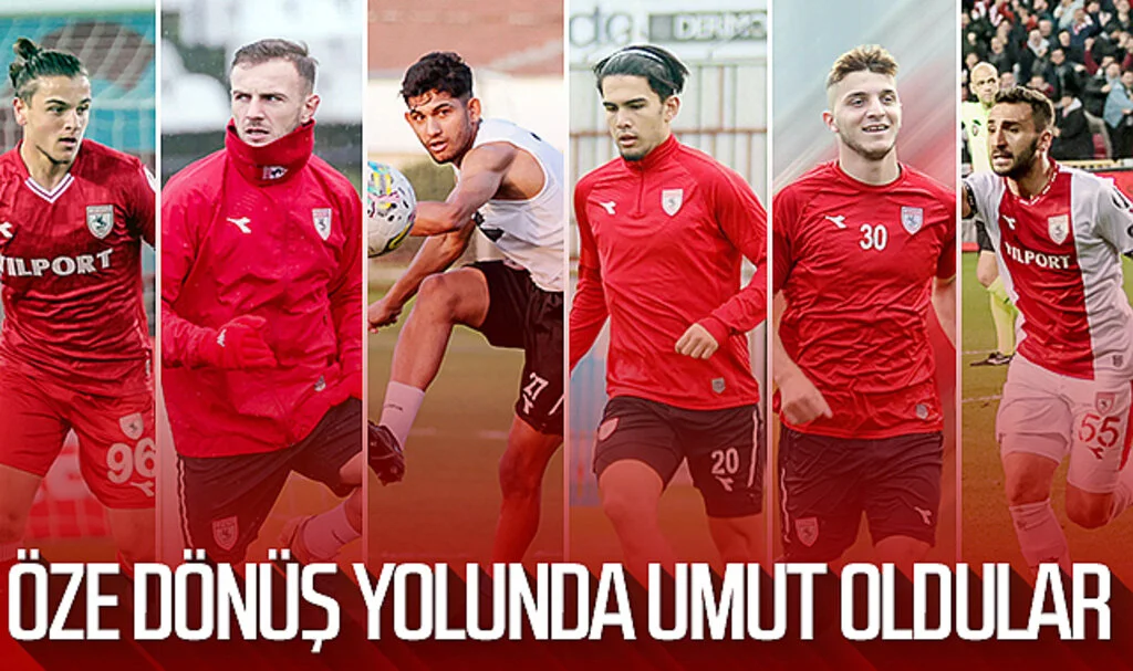 Samsunspor'da öze dönüş yolunda umut oldular