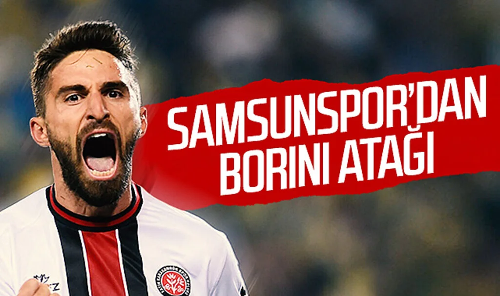 Samsunspor'dan Borini atağı