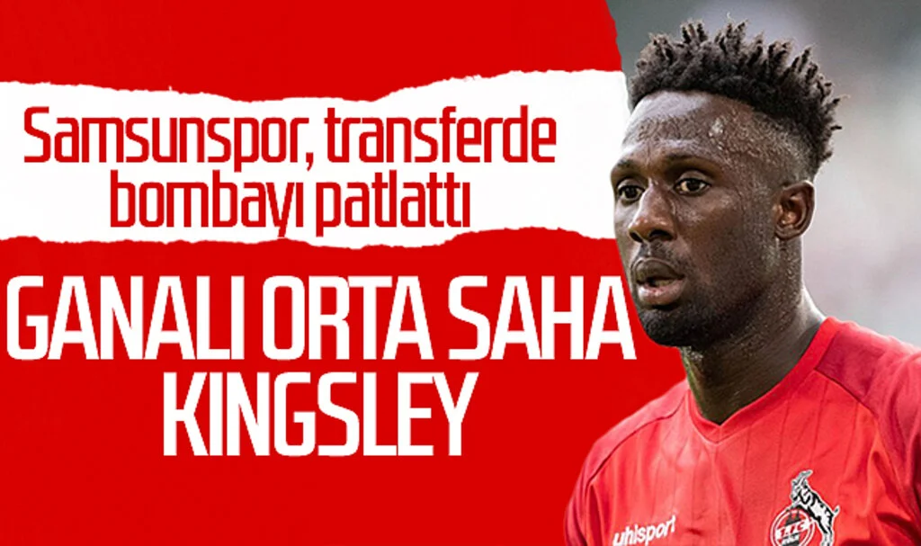 Samsunspor, transferde bombayı patlattı: Ganalı orta saha Kingsley Schindler