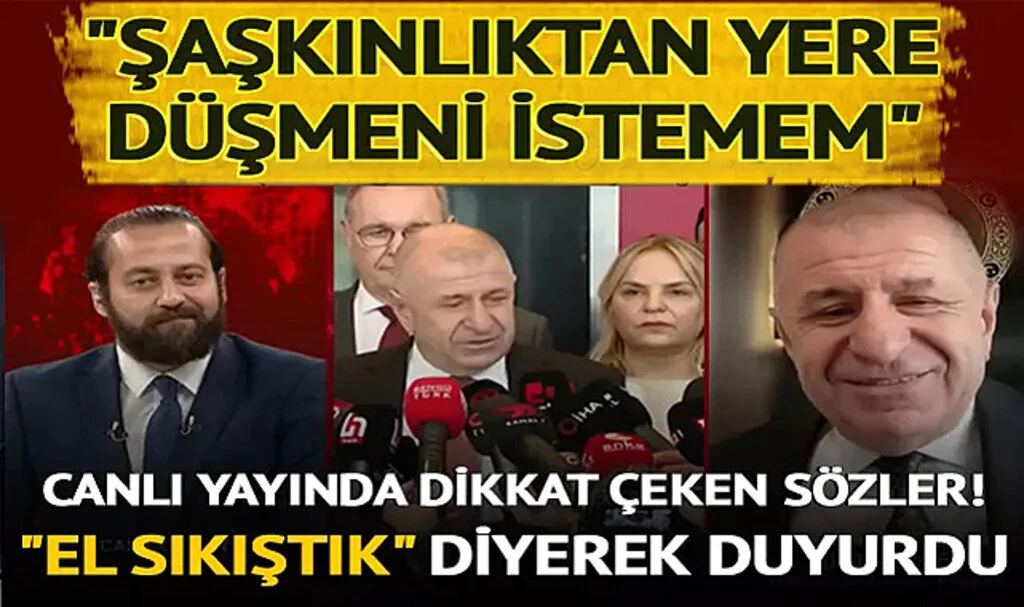 "Şaşkınlıktan Düşmenizi İstemem" Dedi, Canlı Yayında Duyurdu! Ümit Özdağ: 'Önemli İsimlerle El Sıkıştık'