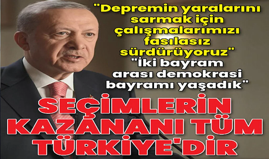 Son Dakika Haberi Cumhurbaşkanı Erdoğan'dan Bayram Mesajı