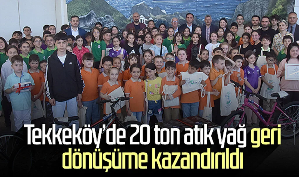 Tekkeköy’de 20 ton atık yağ geri dönüşüme kazandırıldı