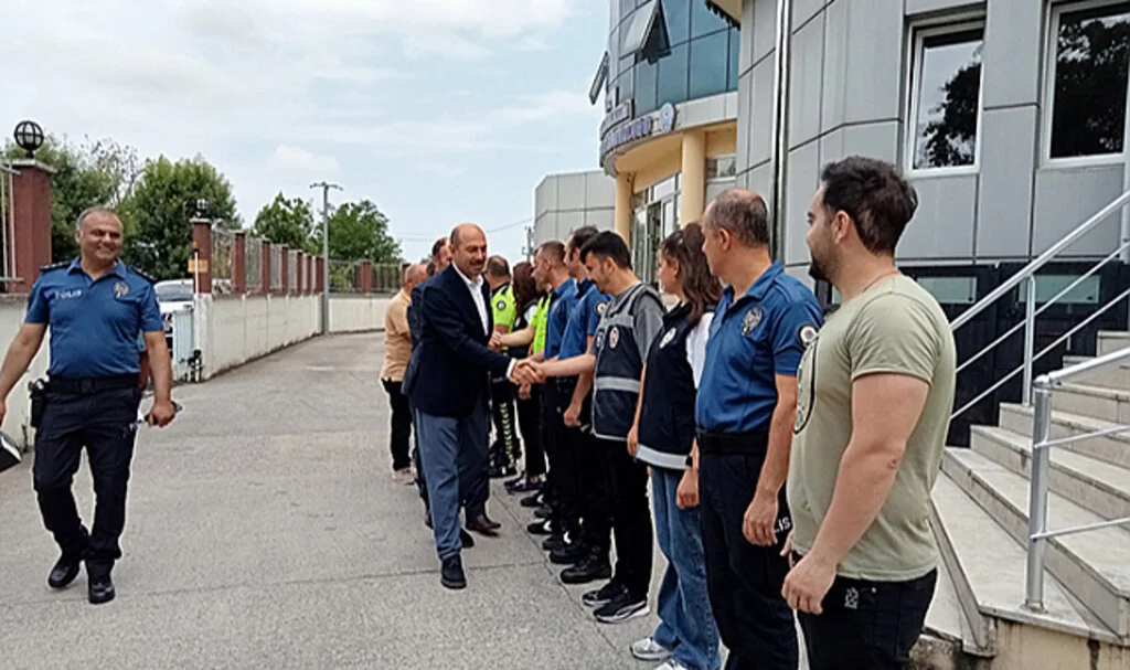 Terme’de Bayramlaşma Töreni Düzenlendi