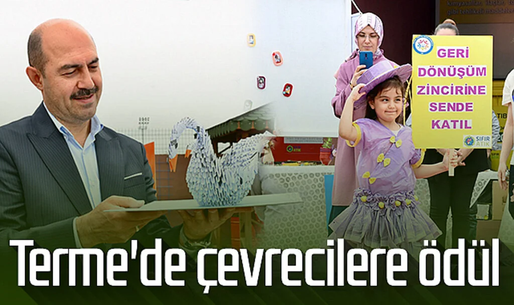 Terme'de çevrecilere ödül 
