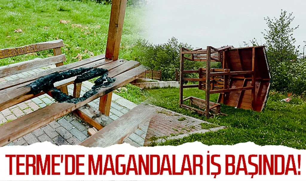 Terme'de magandalar iş başında!
