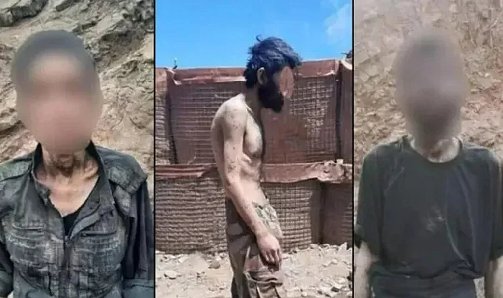 Teslim Olan PKK'lı Teröristlerin Görüntüleri Ortaya Çıktı! Açlıktan Bağırsakları Delinmiş