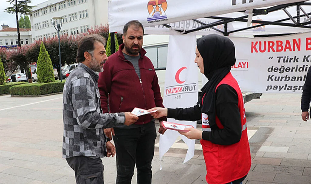 Türk Kızılay Havza Temsilciliği Vekaletle Kurban Çalışması Yaptı