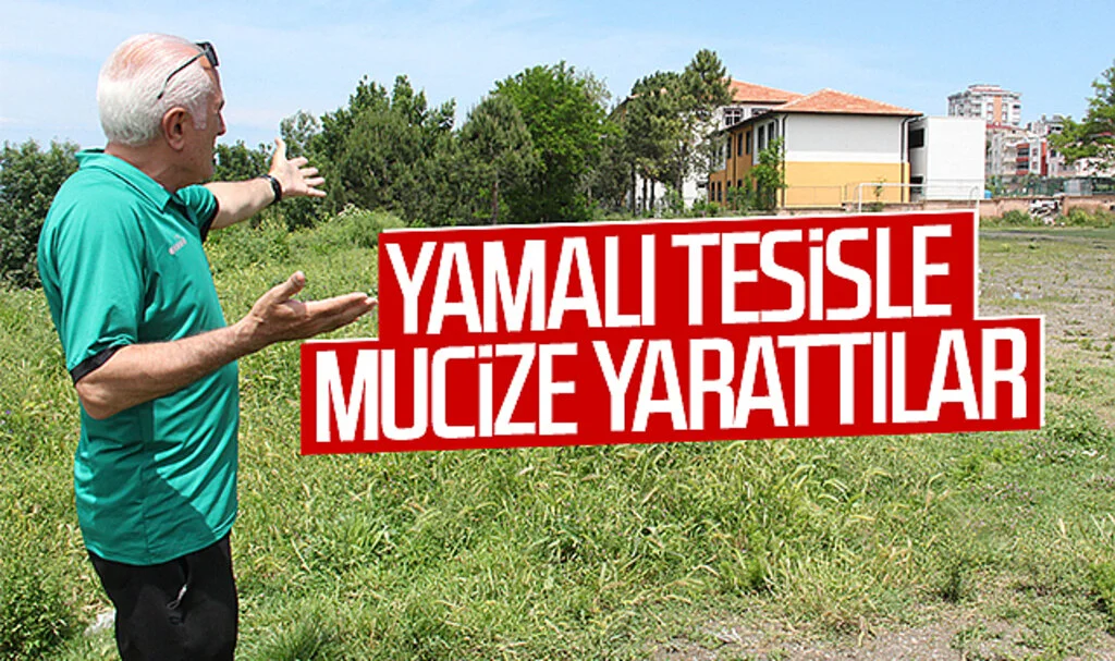 Yamalı tesisle mucize yarattılar