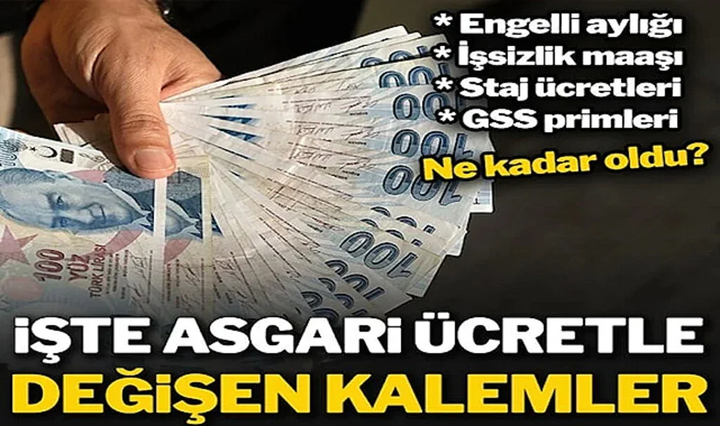 Yeni Asgari Ücretle Birlikte Hangi Kalemler Değişti?