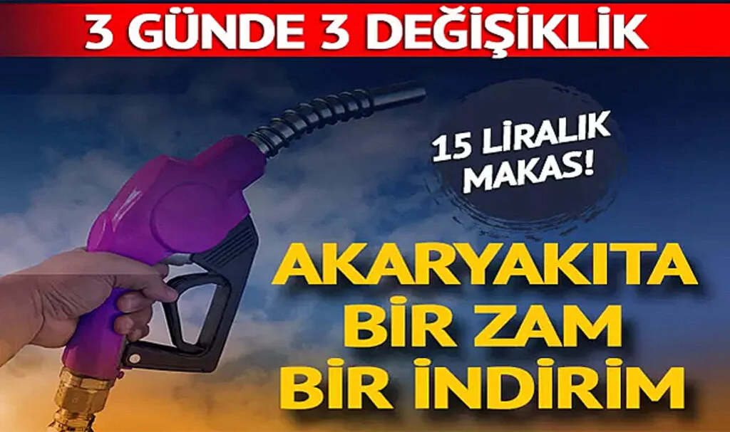 Akaryakıtta bir zam bir indirim! (6 Temmuz Perşembe güncel benzin-mazot-LPG fiyatı)