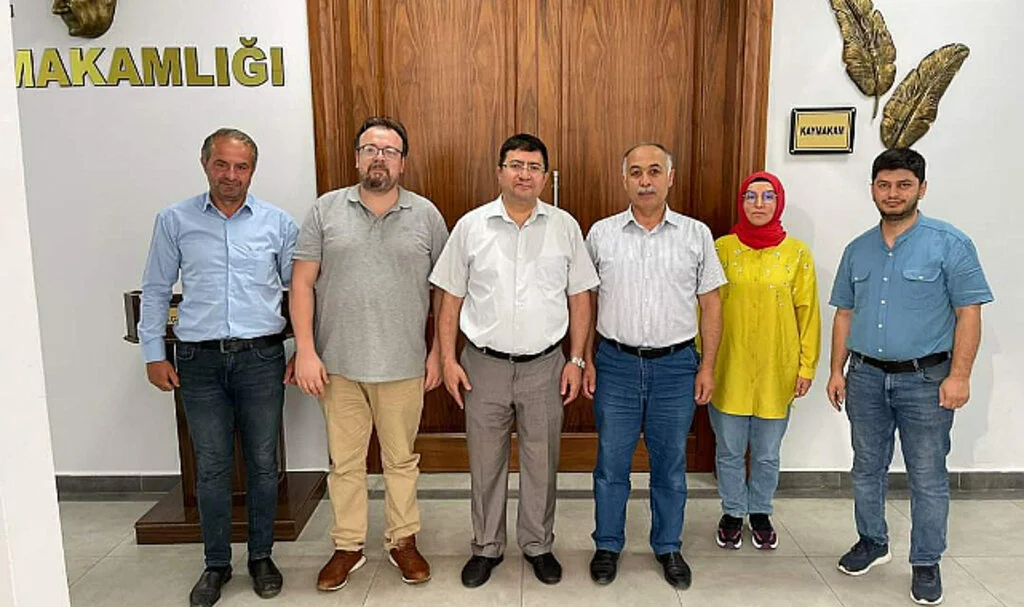 Alaçam Nüfus Müdürü Tamcı'dan Kaymakam Zaman'a Ziyaret