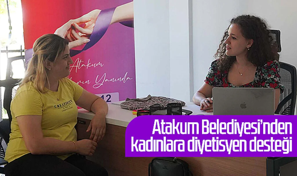 Atakum Belediyesi'nden kadınlara diyetisyen desteği