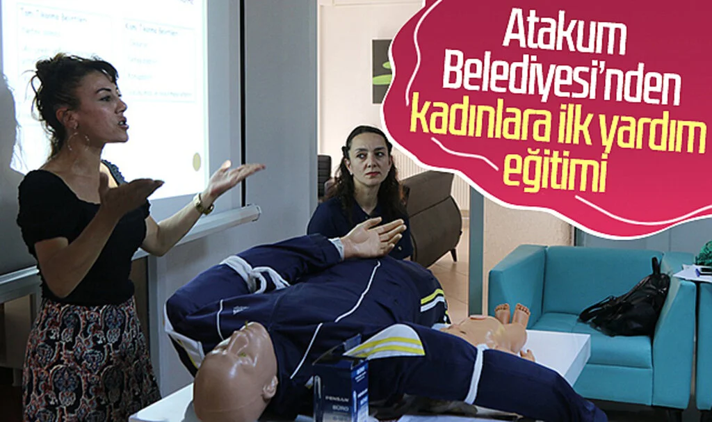 Atakum Belediyesi'nden kadınlara ilk yardım eğitimi