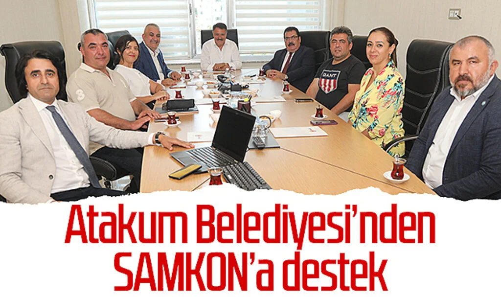 Atakum Belediyesi'nden SAMKON'a destek
