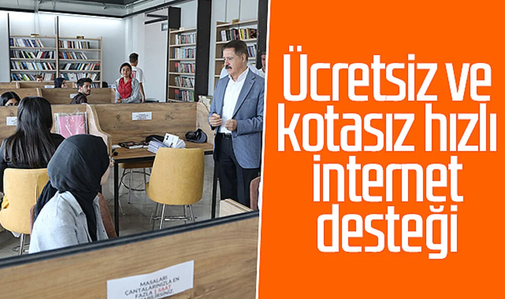 Atakum Belediyesi'nden ücretsiz ve kotasız hızlı internet desteği
