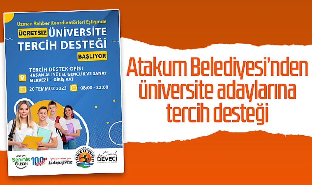 Atakum Belediyesi'nden üniversite adaylarına tercih desteği
