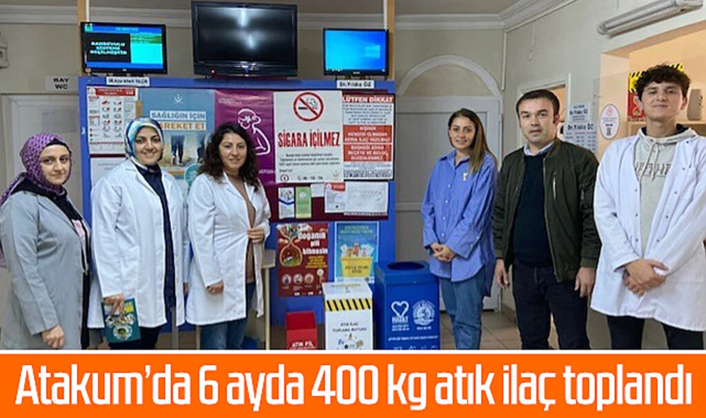 Atakum'da 6 ayda 400 kg atık ilaç toplandı