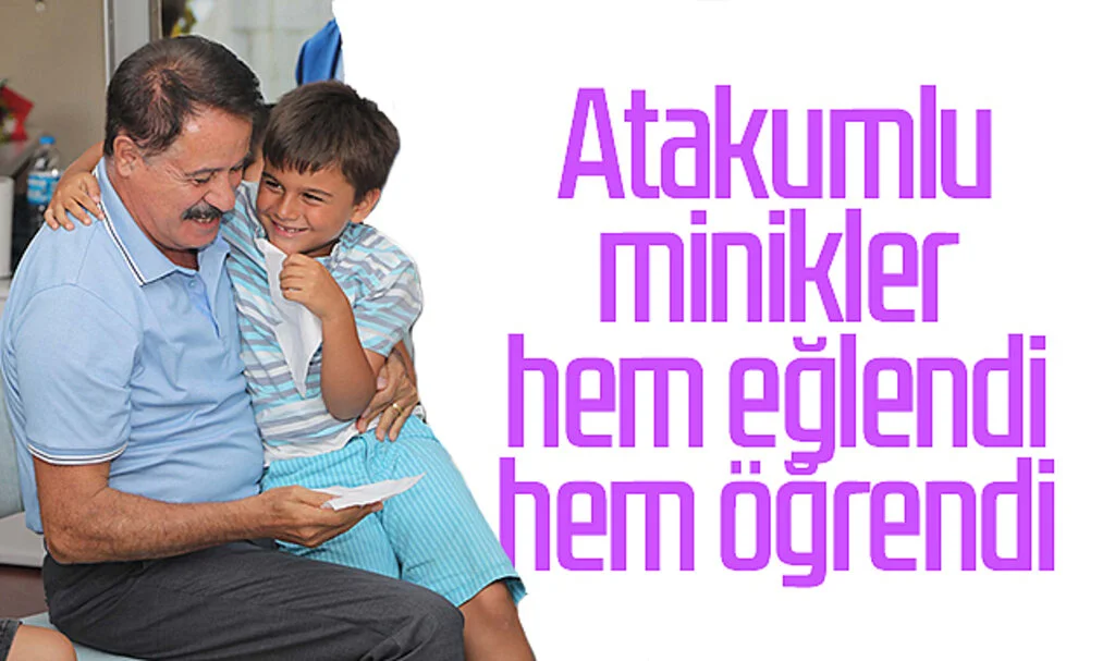 Atakumlu minikler, hem eğlendi hem öğrendi 