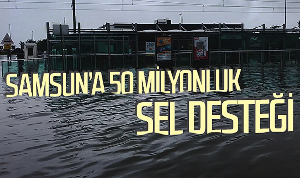 Bakanlıktan Samsun'a 50 milyonluk sel desteği 