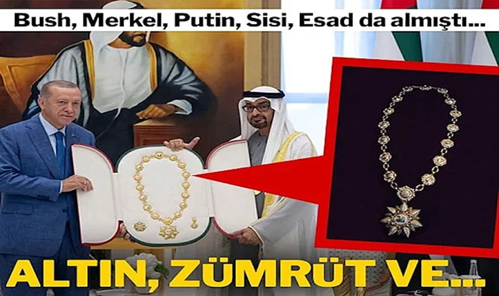 Birleşik Arap Emirlikleri’nin Erdoğan’a Verdiği Devlet Nişanı Gündem Oldu