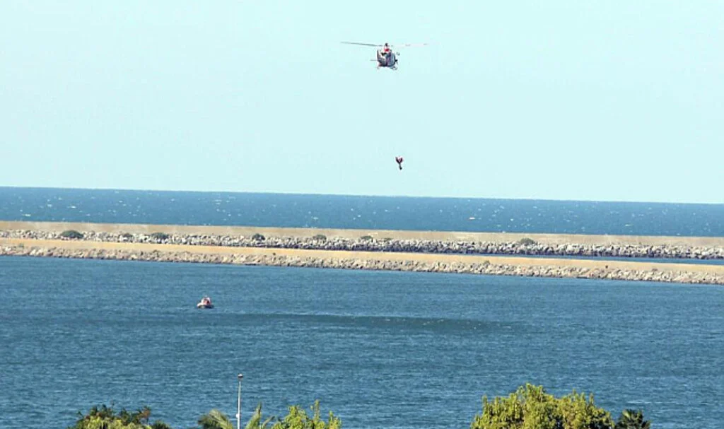 Boğulma Vakalarının Arttığı Samsun'da Helikopterli Kurtarma Tatbikatı