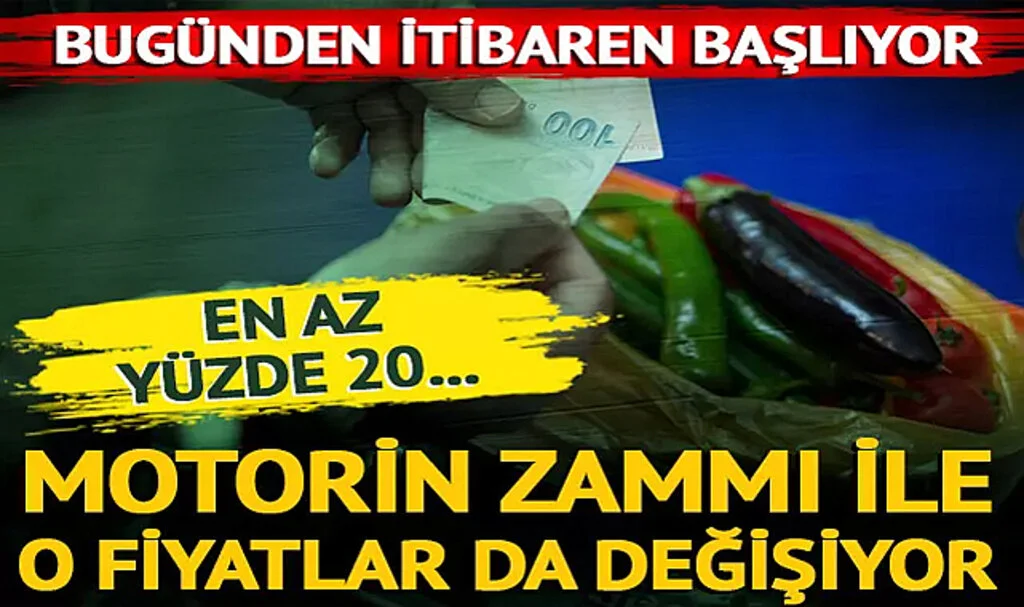 Bugünden itibaren tezgaha yansıtılacak! Meyve ve sebzeye motorin zammı: En az yüzde 20…