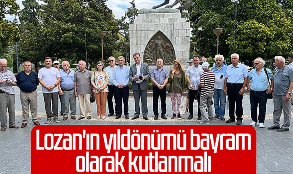CHP Samsun İl Başkanı Fatih Türkel: Lozan'ın yıldönümü bayram olarak kutlanmalı!