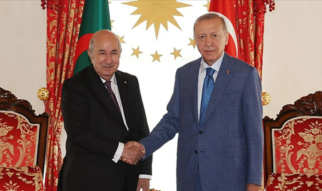 Cumhurbaşkanı Erdoğan ile Cezayir Cumhurbaşkanı Tebbun Görüşmesi Başladı