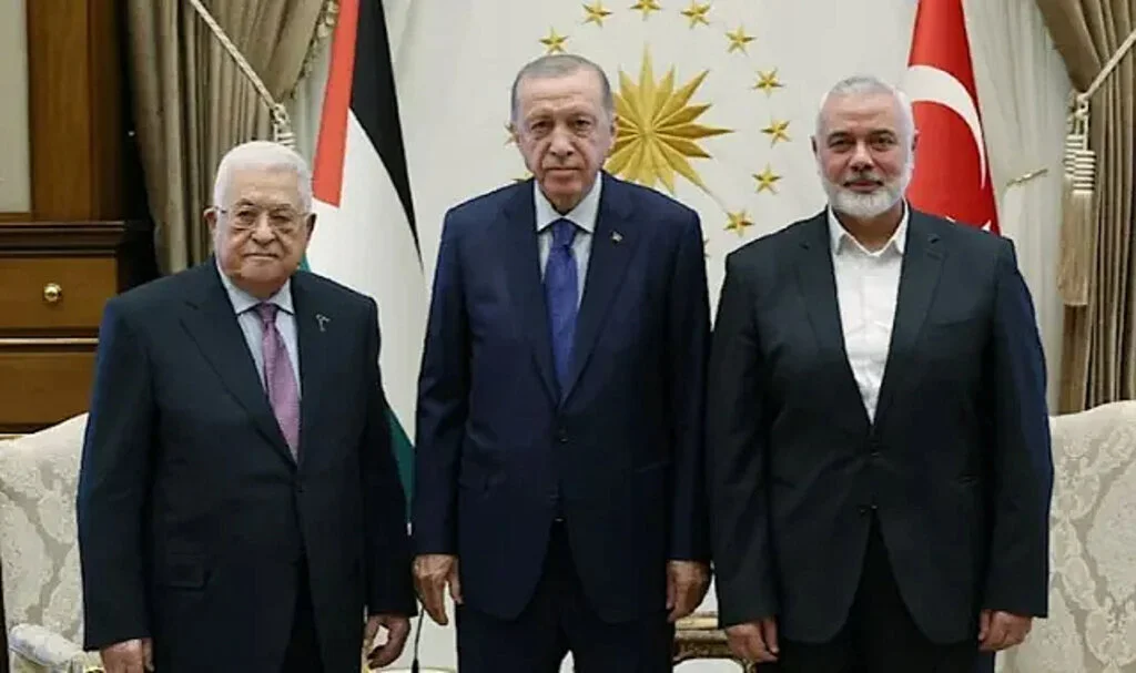 Erdoğan, Filistinli Liderleri Ağırladı