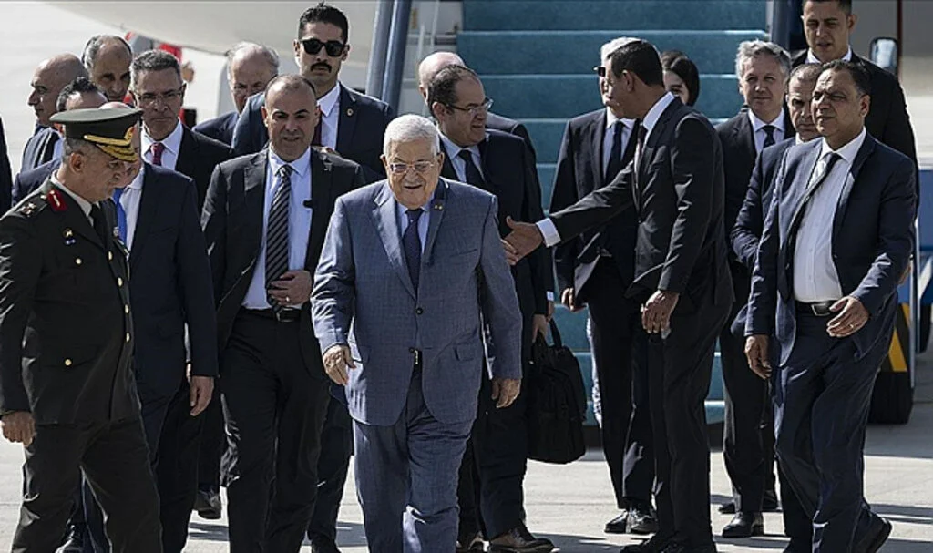 Filistin Devlet Başkanı Abbas Ankara'ya Geldi