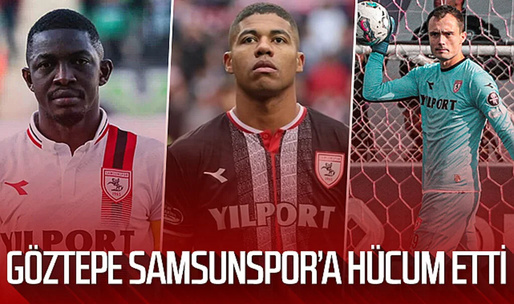Göztepe Samsunspor’a hücum etti! Fofana, Tanque ve Szumski...