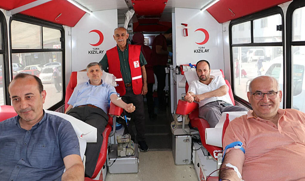 Havza'da "Samsun Kan Bağışlıyor Hedef 5555 Ünite Kan Bağışı" Kampanyası