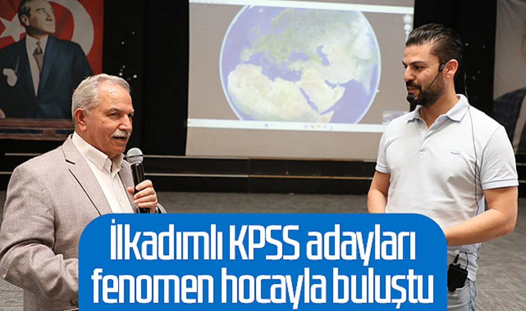İlkadımlı KPSS adayları fenomen hocayla buluştu
